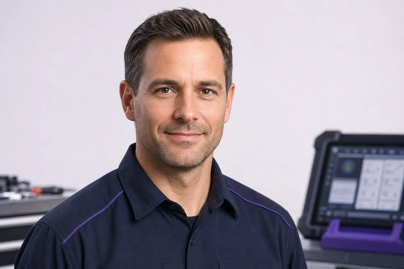 Marcus Delaney, Head Diagnostic Engineer portrait, 400x400